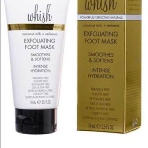 Coconut milk & verbena exfoliating foot mask